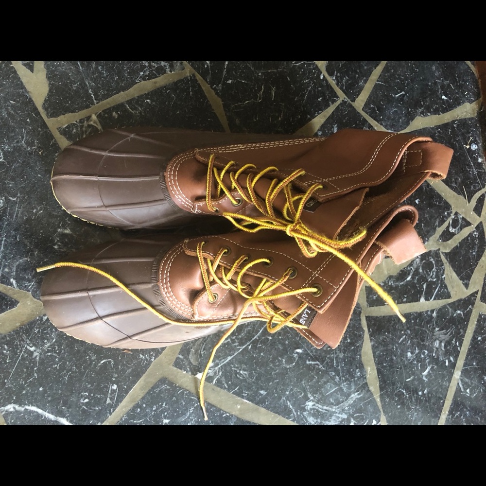 Land’s End Bean Boots Men Sz 10